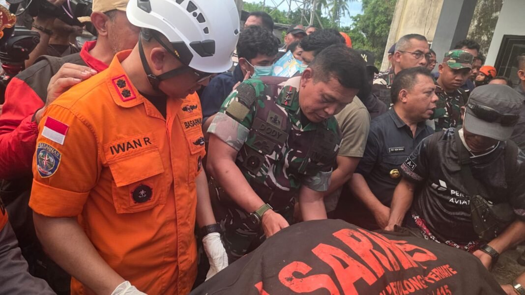 Bantuan Pangdam XV/Pattimura untuk Korban Erupsi Gunung Dukono