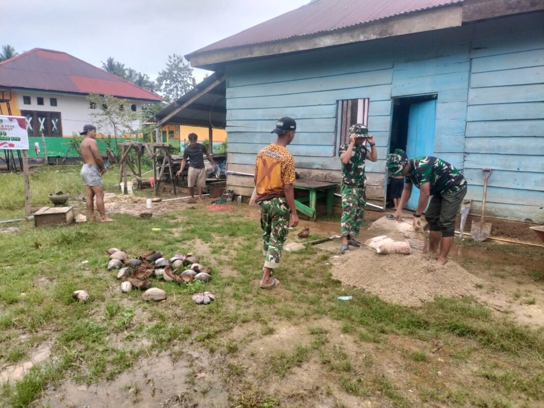 Kiprah Satgas TMMD dan Komunitas Warga dalam Pembangunan Air Bersih