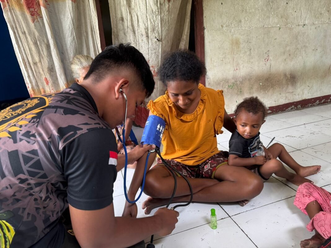 TMMD Ke-128 Hadirkan Pengobatan Gratis, Layani Kesehatan Masyarakat