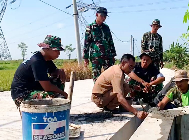 Petani Tresna, Jalan Cor Beton TMMD 128 Telah Rampung!