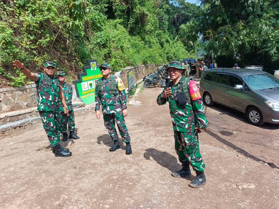 Brigjen TNI Donny Pramono Tinjau Kegiatan TMMD ke-128 di Cilegon