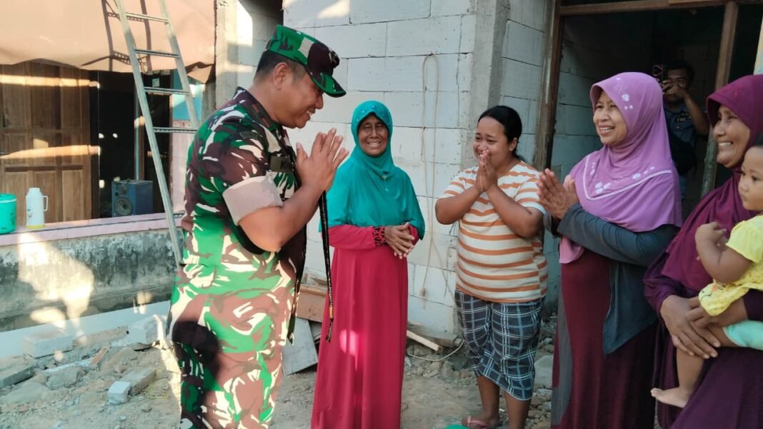 Danrem 084/BJ Tinjau TMMD di Slempit, Peluk Hangat Warga Jadi Bukti Kedekatan TNI dan Rakyat
