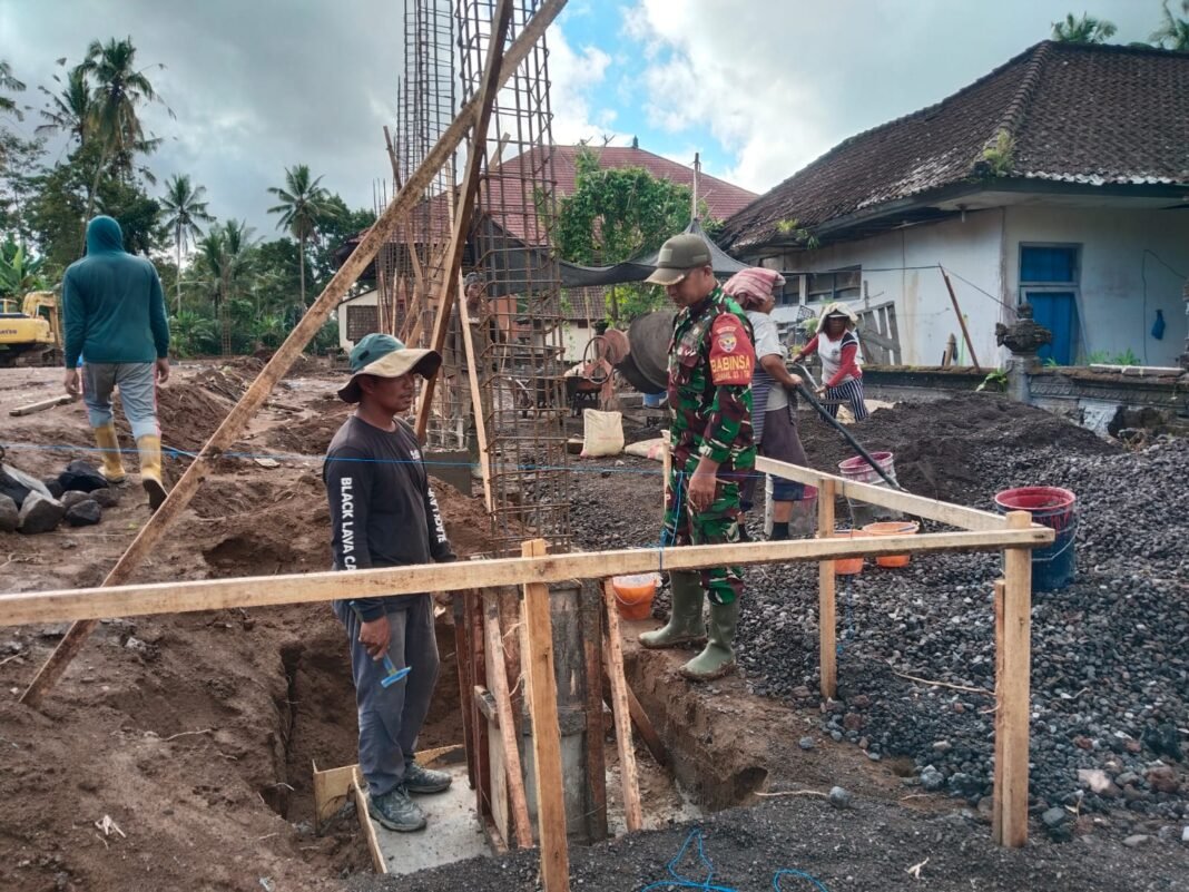 Monitoring Pembangunan KDKMP oleh Babinsa