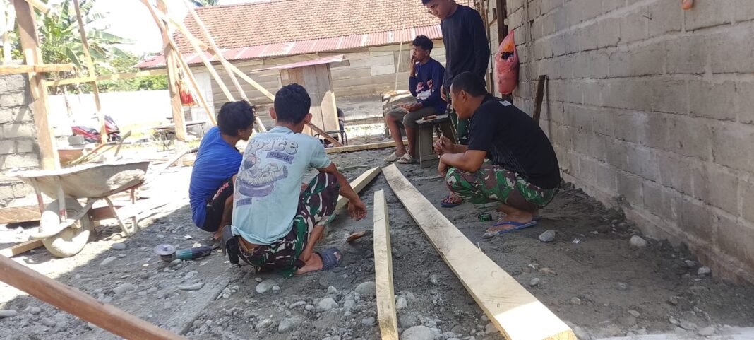 Satgas TMMD Kodim 1306/Palu Siap Sediakan Kayu untuk RTLH