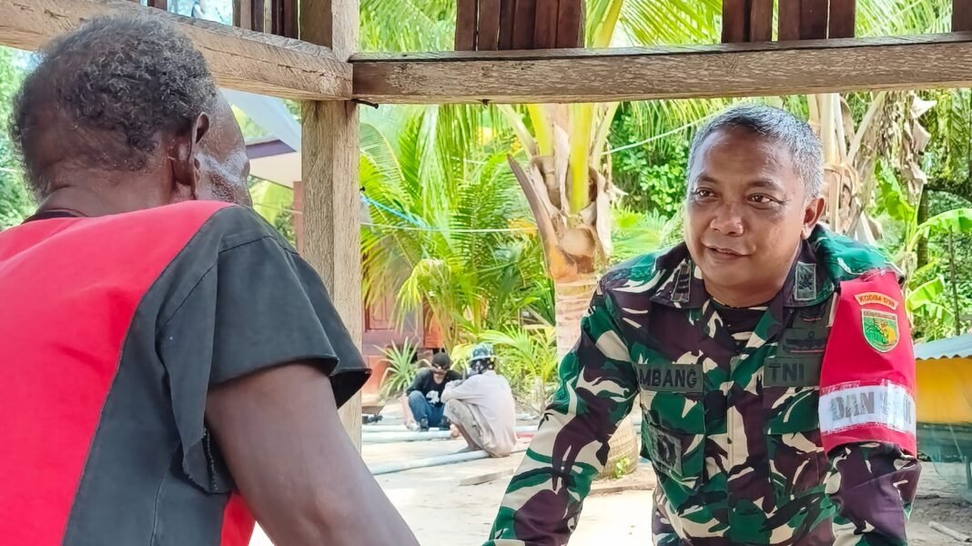 Danki Satgas TMMD Kodim 1710/Mimika Ajak Warga Bersinergi dalam Pembangunan