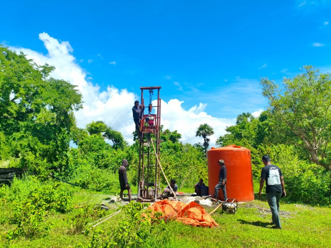 Kegiatan TMMD Luncurkan Pengeboran Air Bersih di Desa Moain