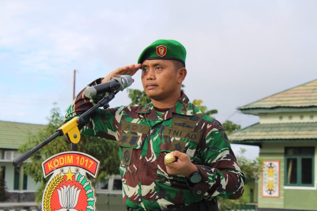 Komitmen TNI AD Ditekankan di Upacara 17-an Mei 2026 Kodim 1017/Lamandau