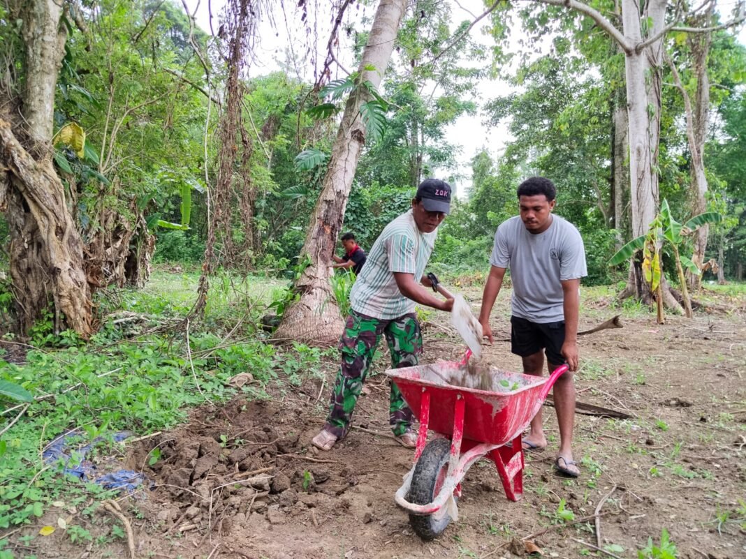 Fokus TMMD Ke-128 pada Pendidikan di Kampung Asai