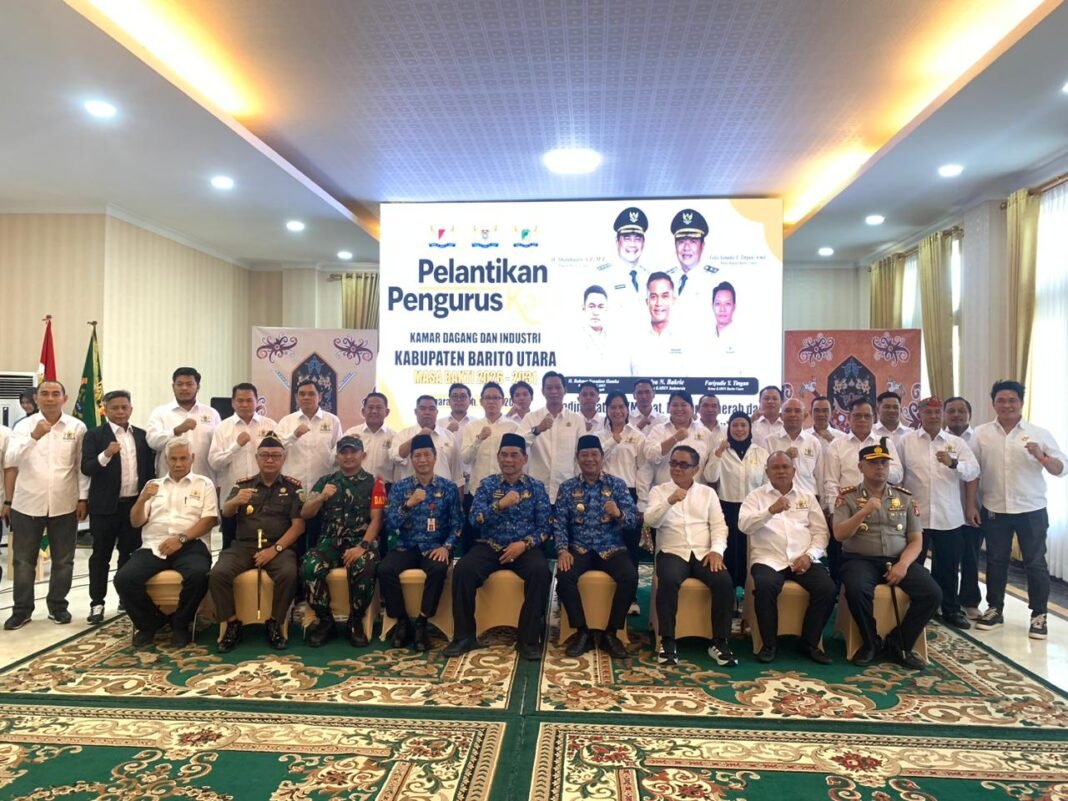 Dandim 1013/Mtw Berpartisipasi dalam Pelantikan KADIN Kabupaten Barito Utara