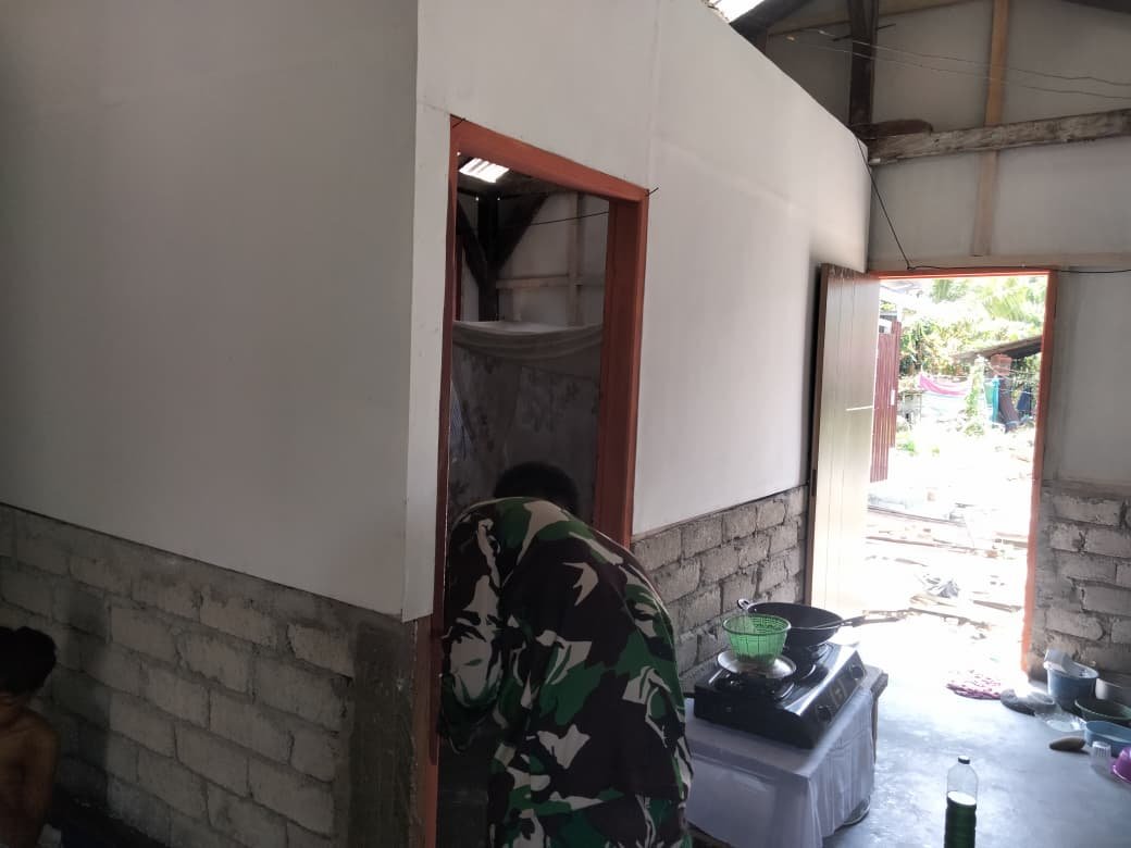 Pembersihan Lingkungan Setelah Pembangunan RTLH