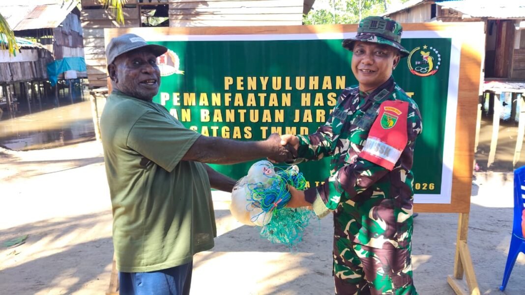Satgas TMMD Ke-128 Kodim 1710/Mimika Selenggarakan Penyuluhan untuk Warga Kampung Keakwa