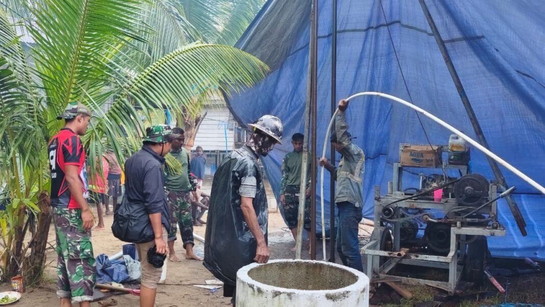 Pencapaian Pengeboran 45 Meter, TMMD Siapkan Air Bersih untuk Warga
