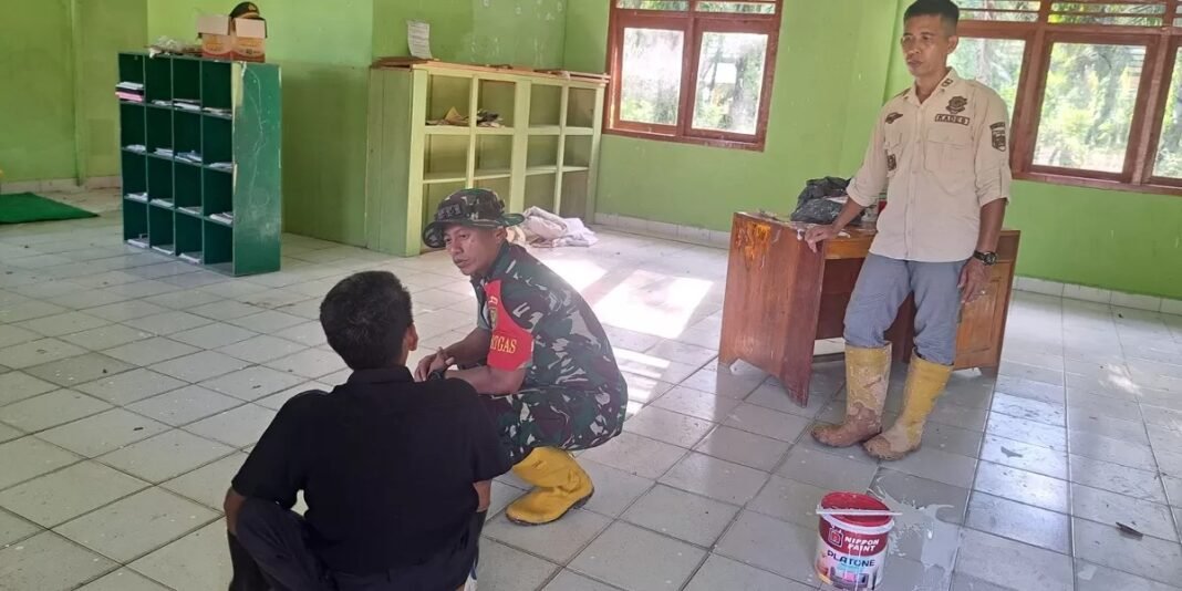 Komitmen TMMD 128 Kodim 0405/Lahat dalam Pembangunan Pendidikan
