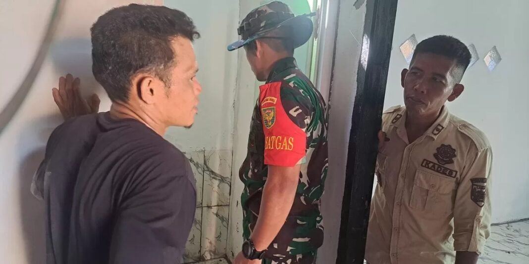 Evaluasi Hasil Pembangunan TMMD di Lubuk Tampang oleh Dansatgas