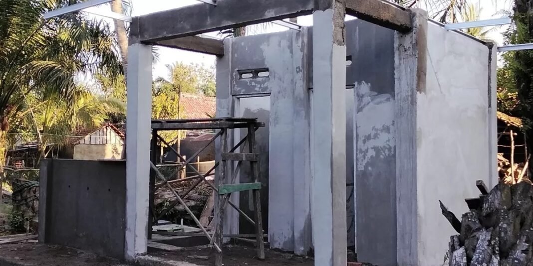 Fasilitas MCK TMMD 128 Masuki Tahap Akhir Penyelesaian