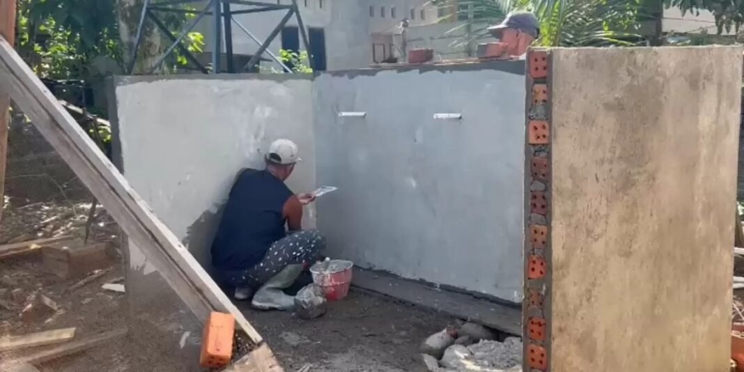 Sumur Bor TMMD 128 di Lubuk Tampang Menuju Penyelesaian