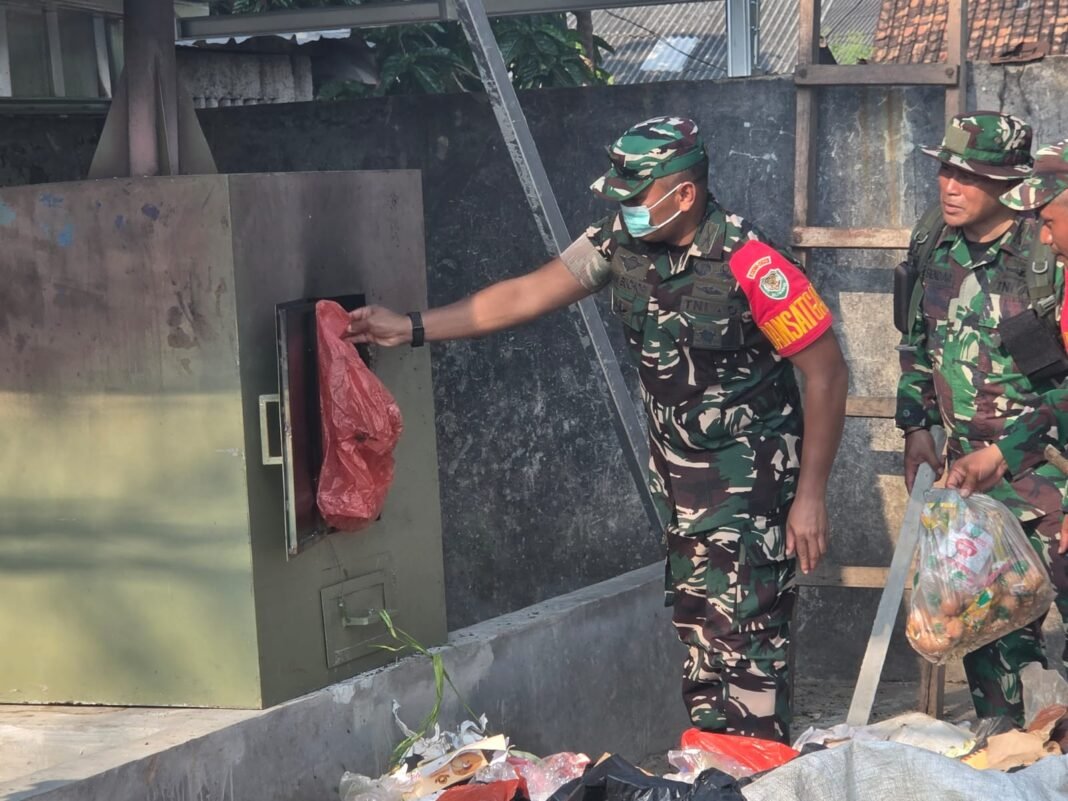 Sukses Uji Coba, Satgas TMMD 128 Kodim Cilegon Hadirkan Insinerator Sampah Ramah Lingkungan