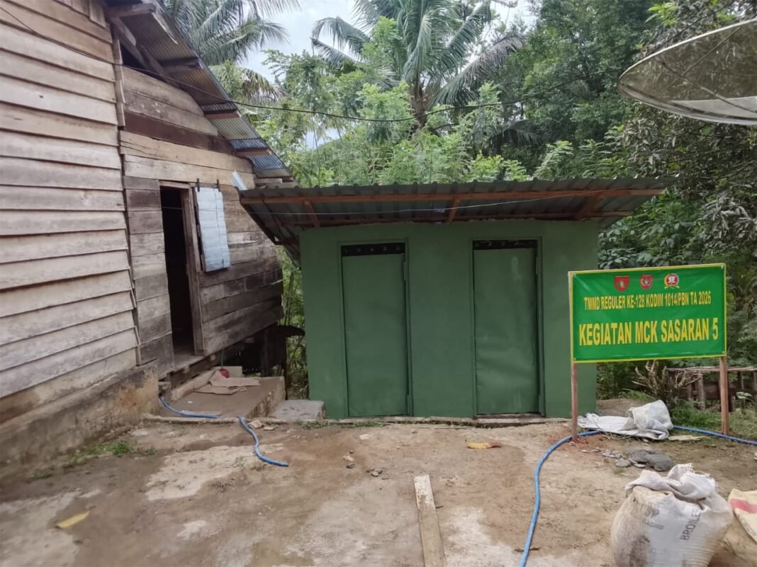 Keterlibatan Masyarakat dalam TMMD Ke-128 Percepat Proses Pembangunan di Desa Sungai Hijau
