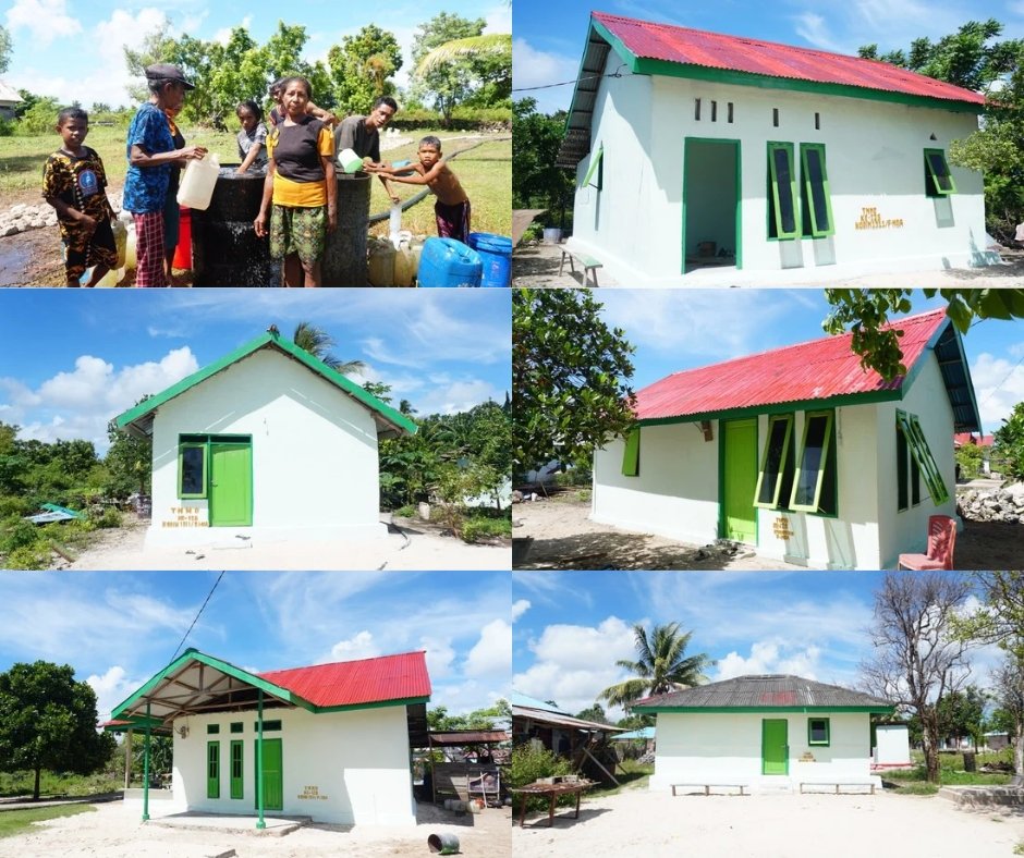 Desa Moain Nikmati Hasil TMMD Ke-128 Kodim 1511/Pulau Moa