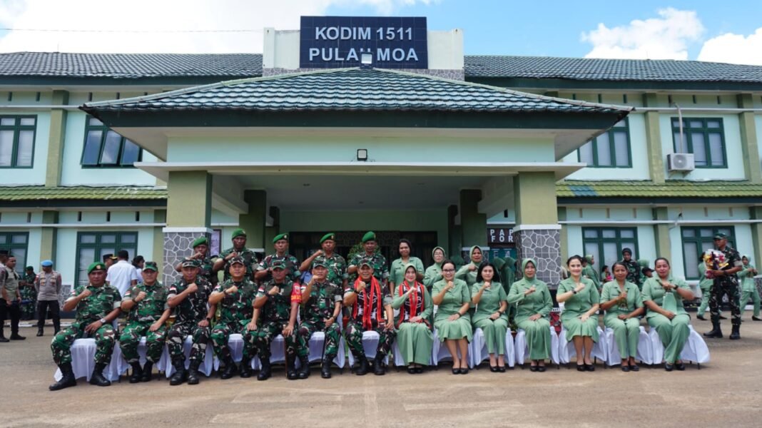 Pangdam XV/Pattimura Pantau Akhir TMMD Ke-128 di Pulau Moa