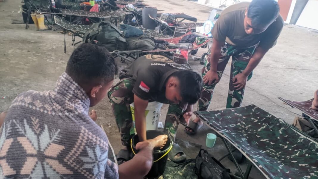TMMD Ke-128 Kodim 1801/Manokwari: Kesehatan Personel di Utamakan