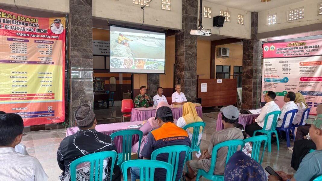 Manfaat TMMD 128 Gresik: Penyaluran Benih Ikan Nila untuk Warga Slempit