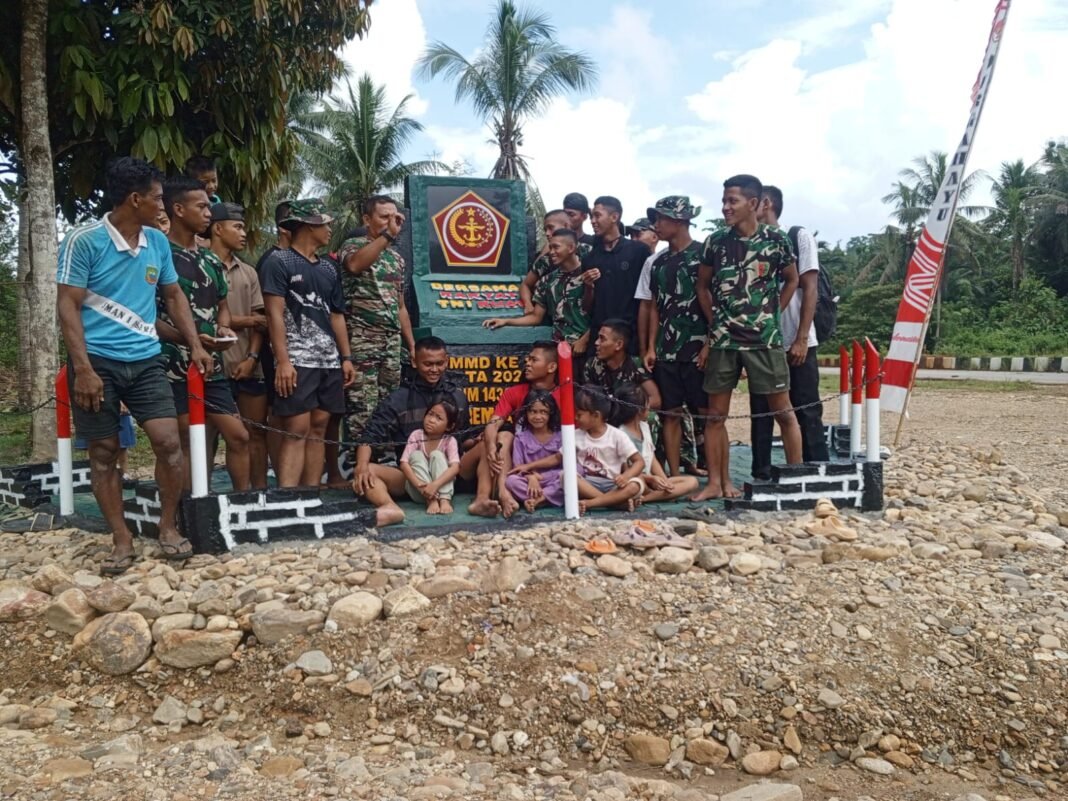 Tugu TMMD Ke-128: Simbol Kebanggaan Warga Amolame