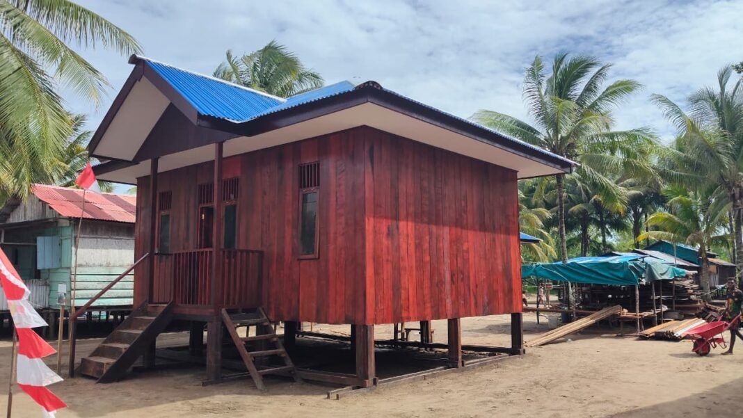 Lima Rumah Warga di Keakwa Resmi Dihuni Setelah TMMD Selesai
