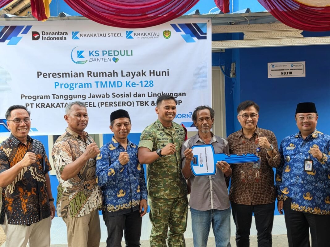 Camat Ciwandan Mendorong TMMD 128 Kodim Cilegon Berlanjut