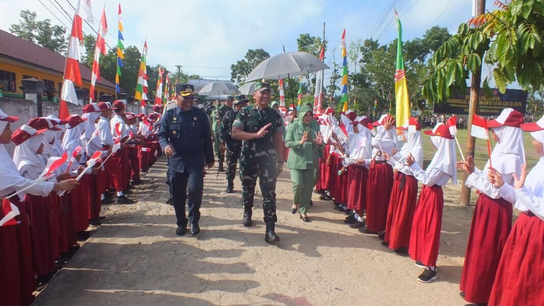 Penutupan TMMD Ke-128 di Pangkalan Banteng Dilaksanakan dengan Sukses