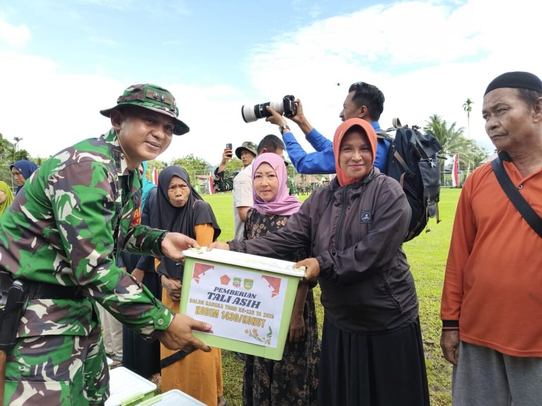 Akhir TMMD Ke-128: Sinergi TNI dan Rakyat lewat Bingkisan Sosial