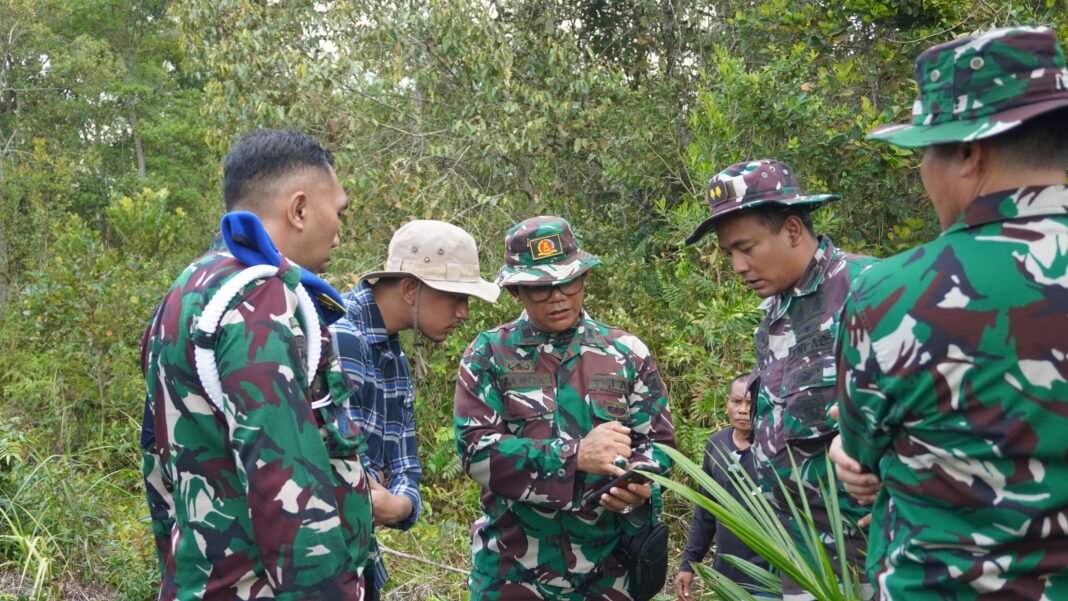 Kodim 1015/Spt Kawal Percepatan Pembangunan Satuan Yonif TP 923/Mentaya