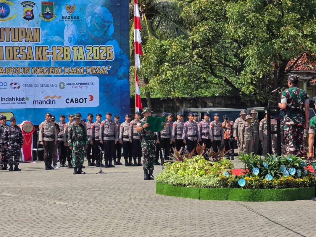 Kolaborasi TNI dan Lintas Sektor Tuntaskan TMMD ke-128 di Kota Cilegon, Target Fisik dan Nonfisik Capai 100 Persen