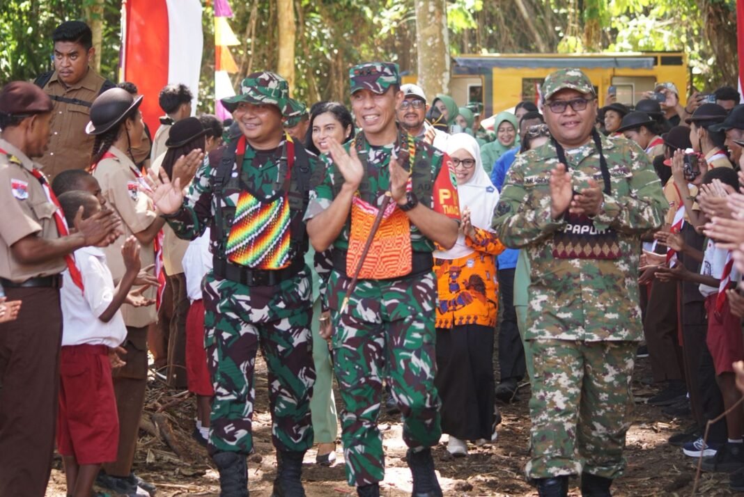 Kesuksesan TMMD Ke-128 Kodim 1801/Manokwari Ditandai dengan Upacara Penutupan