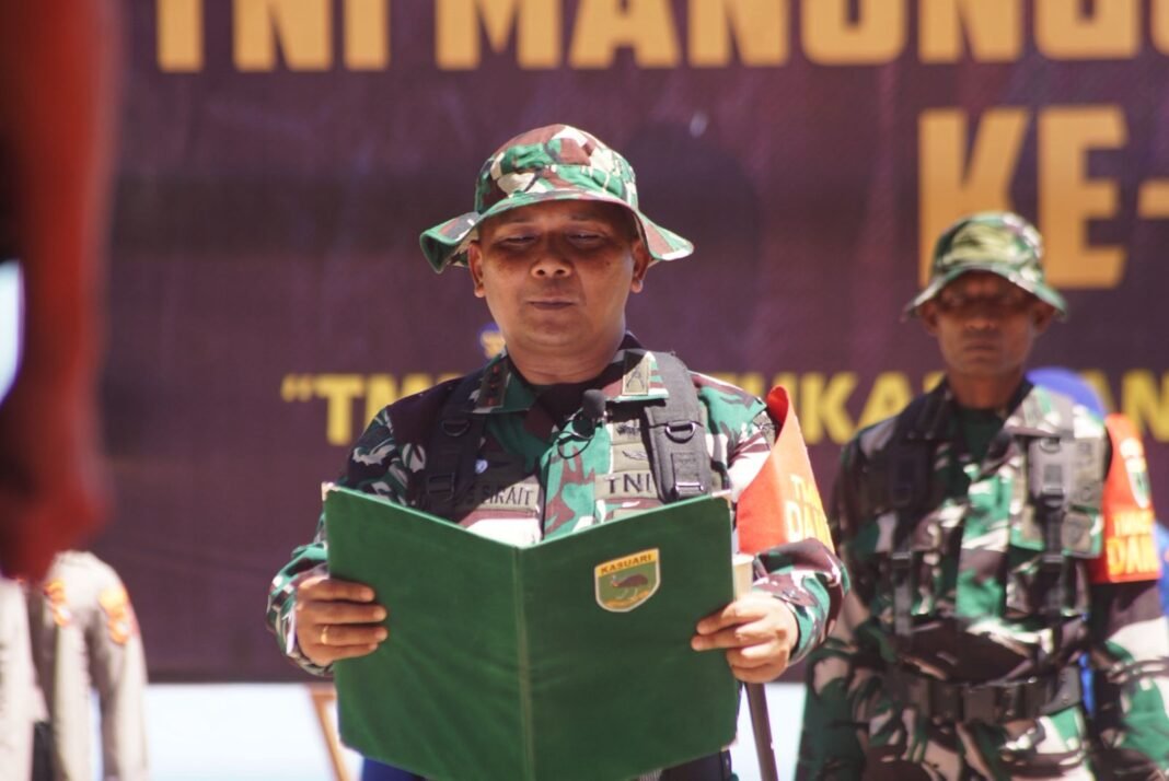 Partisipasi Masyarakat dalam TMMD ke-128 di Papua Barat