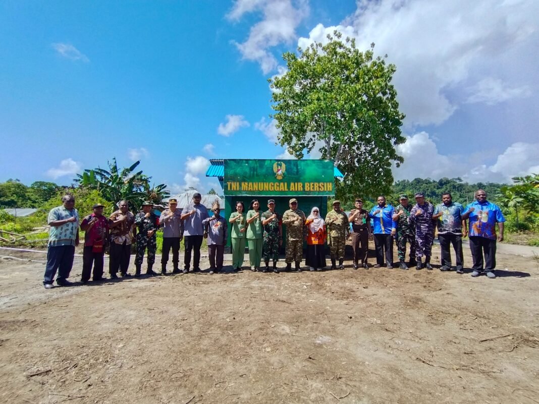 TMMD Ke-128 Kodim 1801/Manokwari Hadirkan Solusi Air Bersih untuk Masyarakat