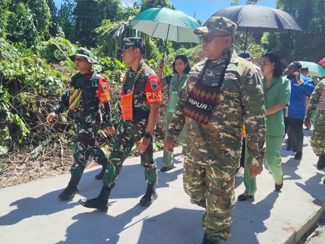 TMMD Ke-128 Ditutup Dengan Indahnya Pesisir Papua