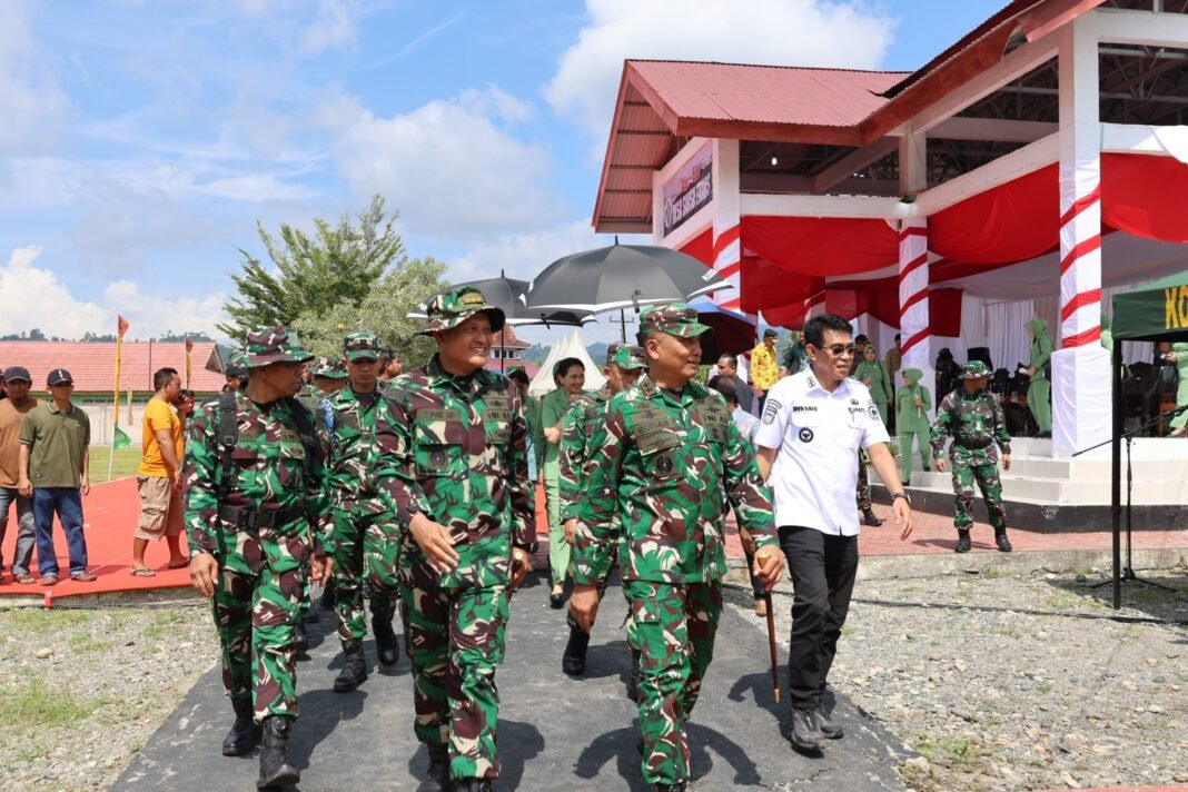Acara Penutupan TMMD ke-128 oleh Pangdam XIII/Merdeka di Sausu Trans