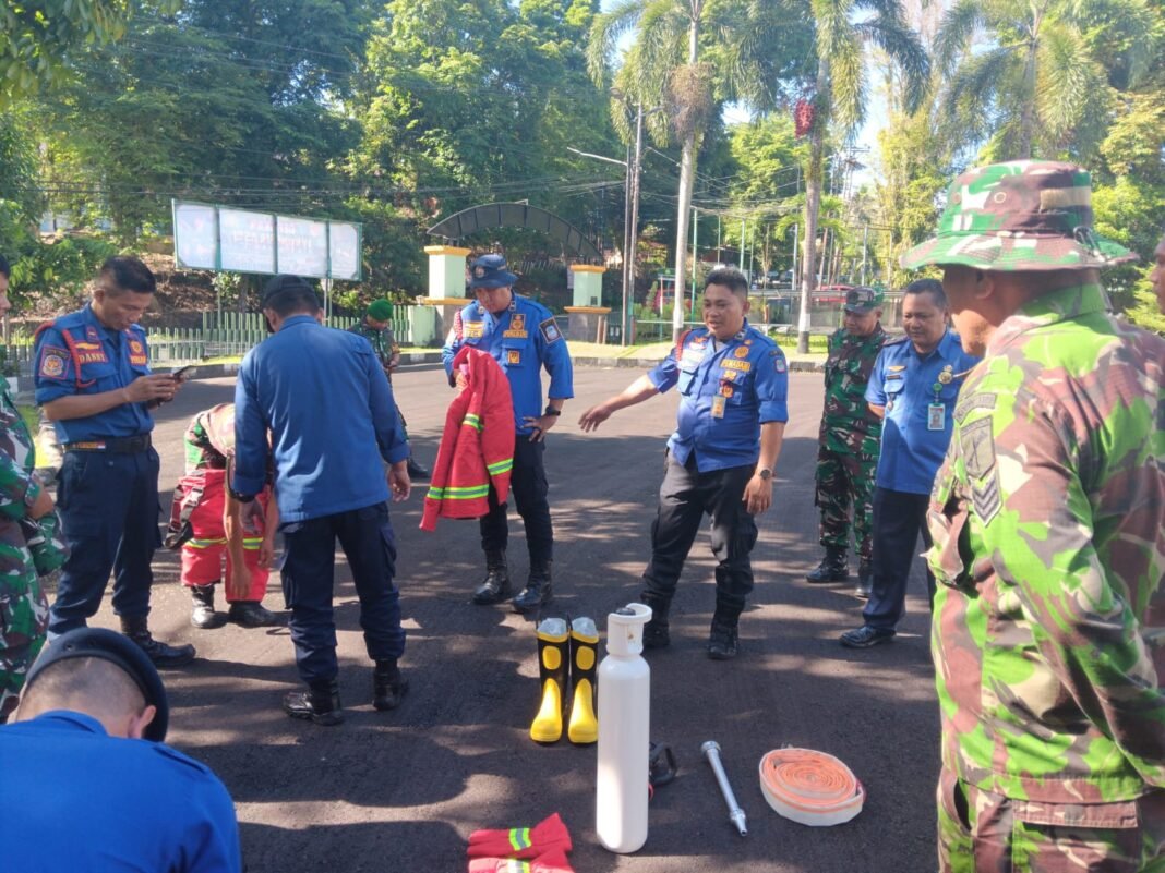 Kodim 1309/Manado Gelar Bimbingan Teknis Operasional Ransus Damkar