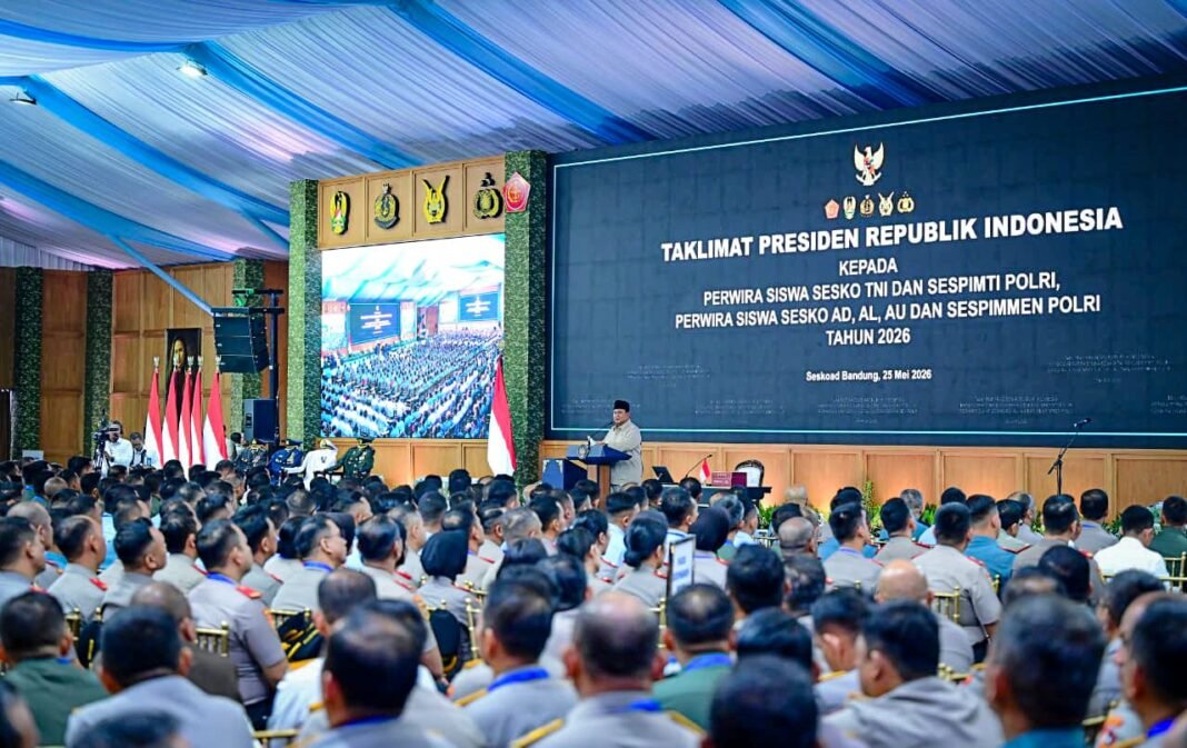 Presiden Prabowo Subianto Hadiri Taklimat di Seskoad