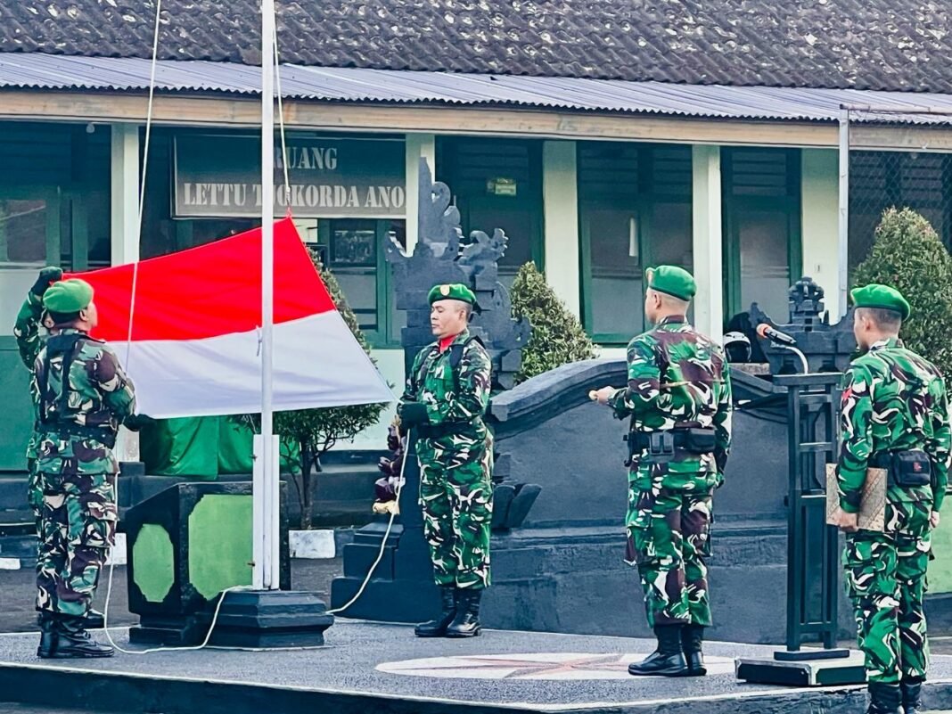 Menguatkan Rasa Cinta Tanah Air melalui Upacara Kodim 1626/Bangli