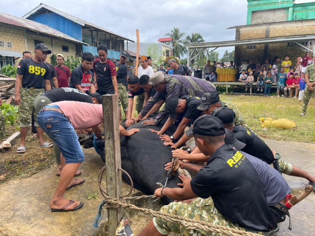 Idul Adha: Momen Berkah dan Kebersamaan Satuan Yonif TP 859/RBK di Supiori