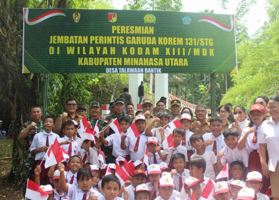 Kehadiran Jembatan Gantung Perintis Garuda di Minahasa Utara