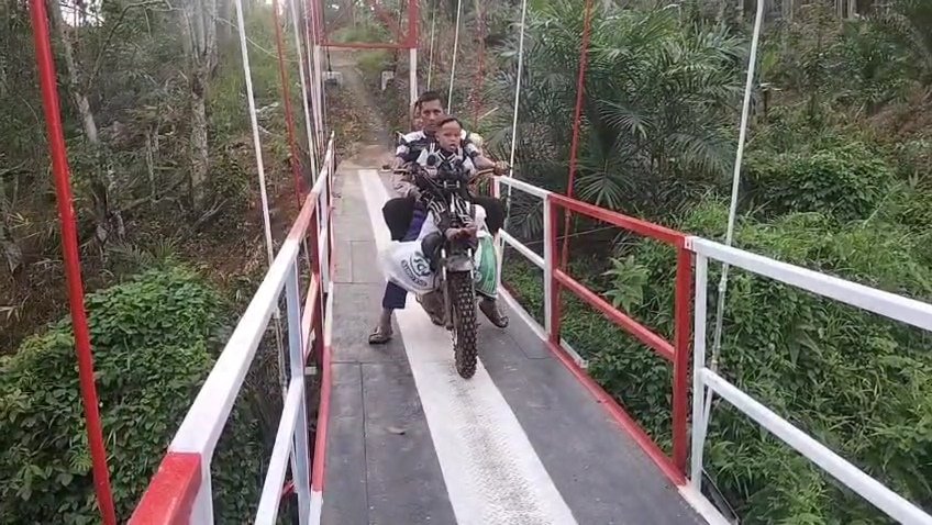 Peresmian Jembatan Perintis Garuda, Solusi Mobilitas Warga