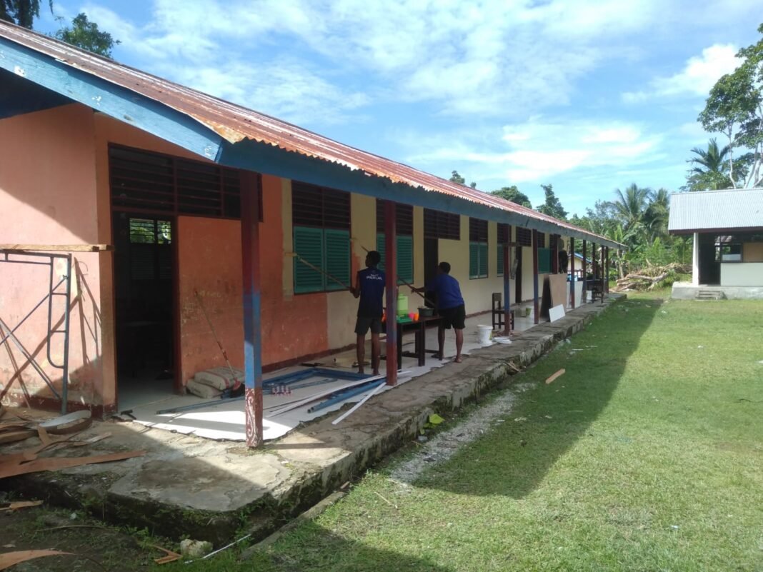 TMMD Ke-128 Hadirkan Sekolah Lebih Layak, SD Inpres 62 Asai Segera Rampung