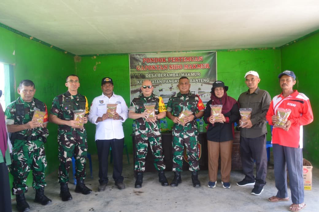 Program Nasional Ketahanan Pangan Jadi Salah Satu Fokus Peninjauan Tim Wasev TMMD