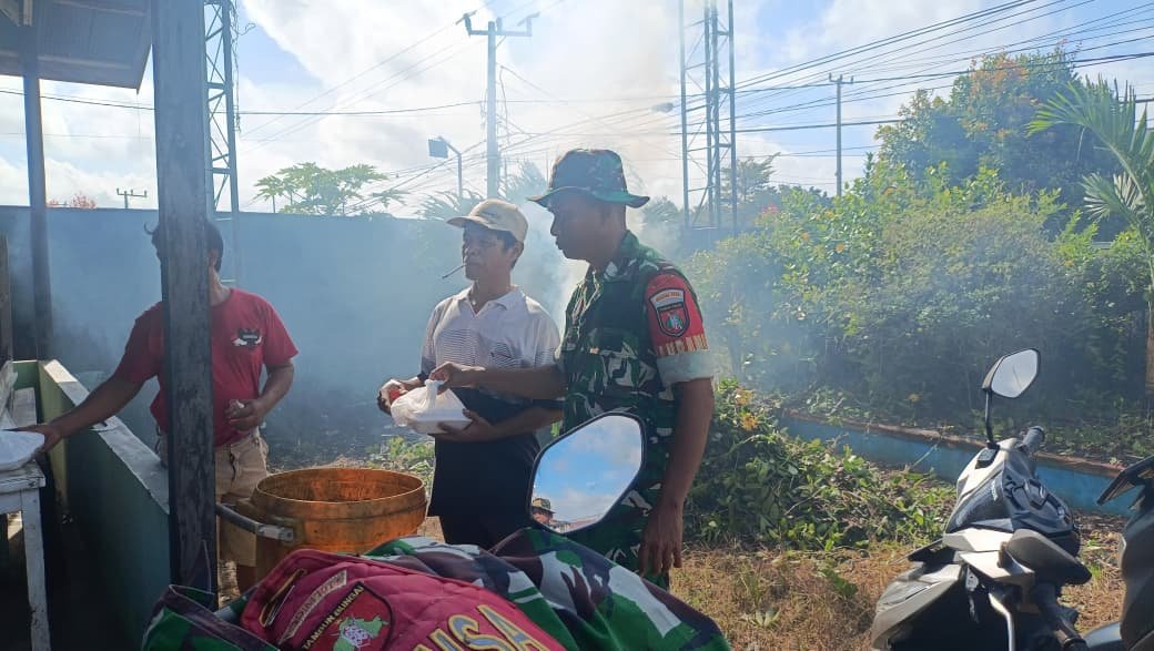 Warga Desa Sungai Hijau Rasakan Manfaat Kegiatan Sosial TMMD