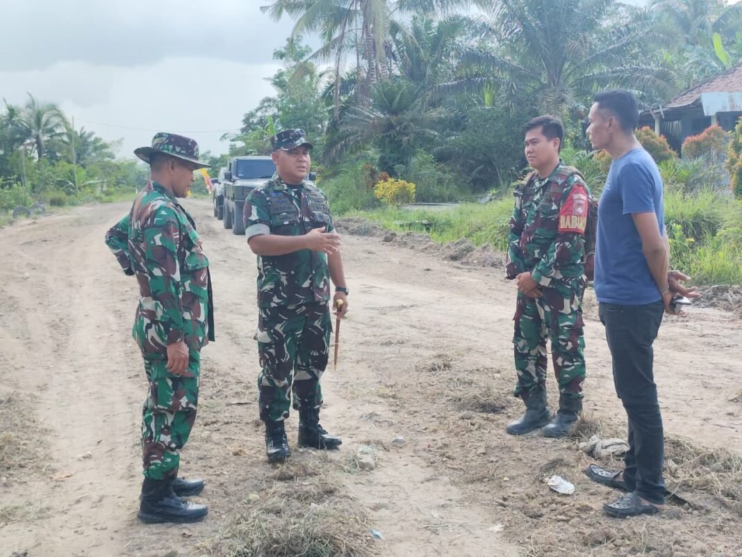 Evaluasi Pembangunan Jalan oleh Dansatgas TMMD