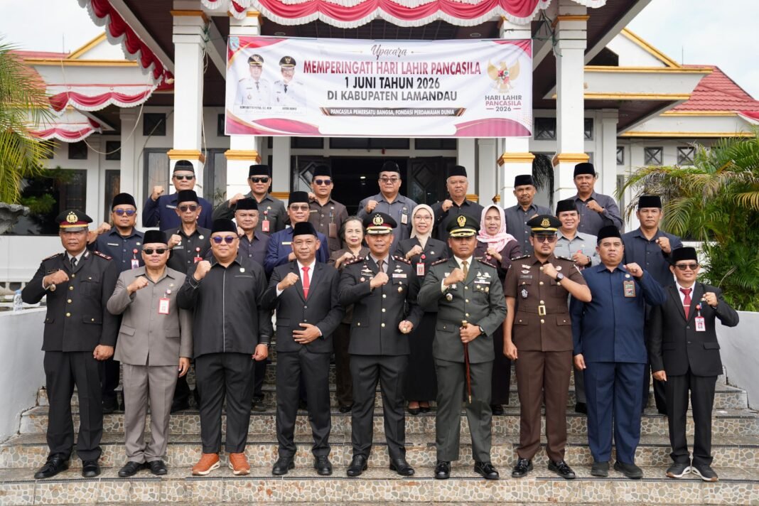 Hari Lahir Pancasila 2026: Dandim 1017 Pimpin Upacara