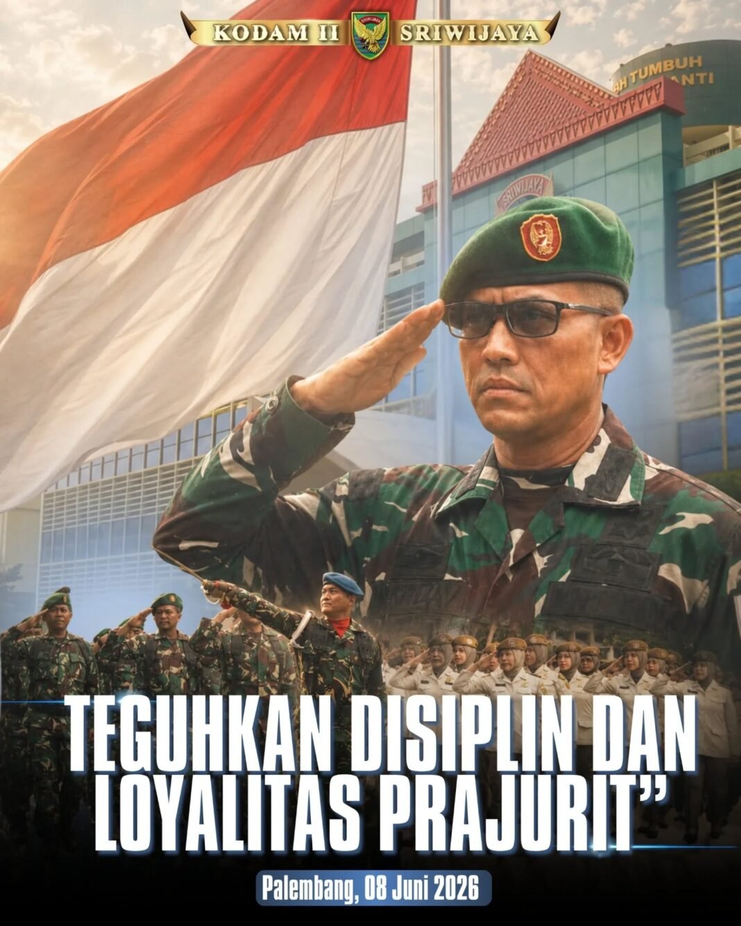 Kedisiplinan dan Profesionalisme Ditegaskan di Upacara Makodam II/Swj